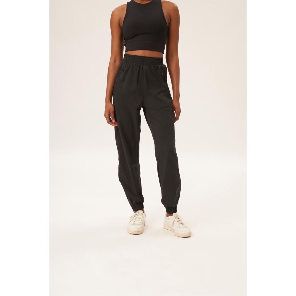 ✨Girlfriend Collective Black Summit Track Sz XS Black Pants✨